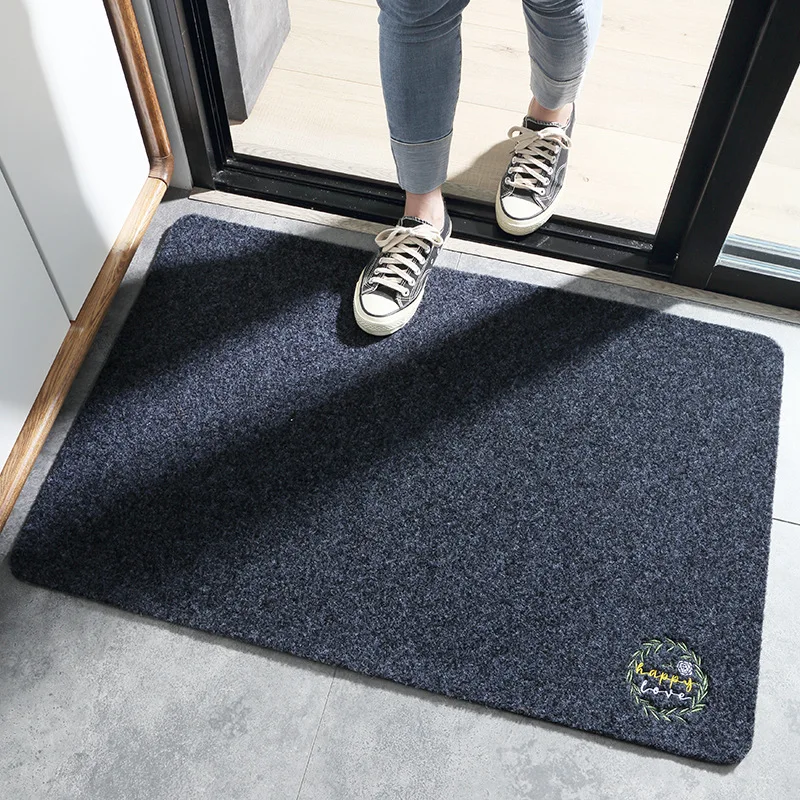 

Japanese-style Door Mats Mud-removing Sand-stripping Wear-resistant Foot Pads Non-slip Thin Section Design No Card Seams Doormat