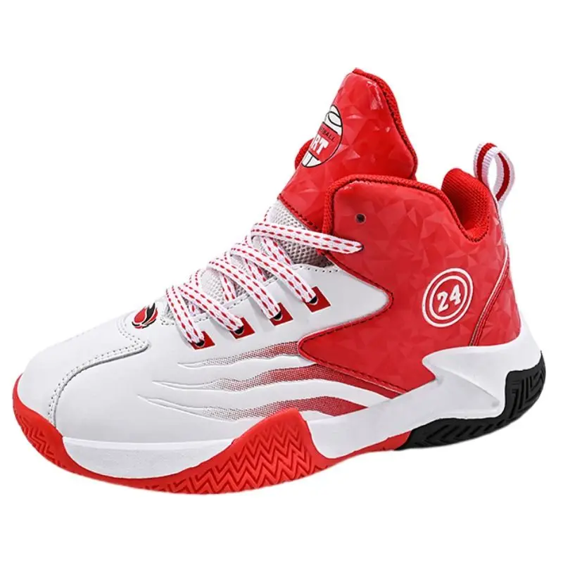 

New Children's Basketball Shoes Anti slip comfort sneakers Leather Waterproof Children's Sports Shoes