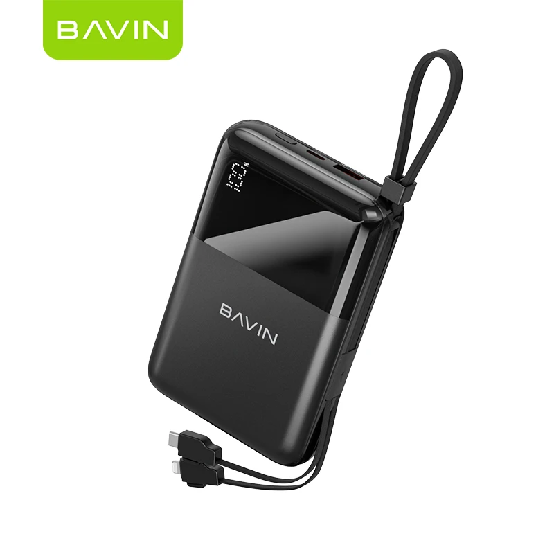 

Portable 20000mah Power Bank Fast Charging Travel Outdoor High Capacity 20000 mAh Powerbank Station with cable PC1023S