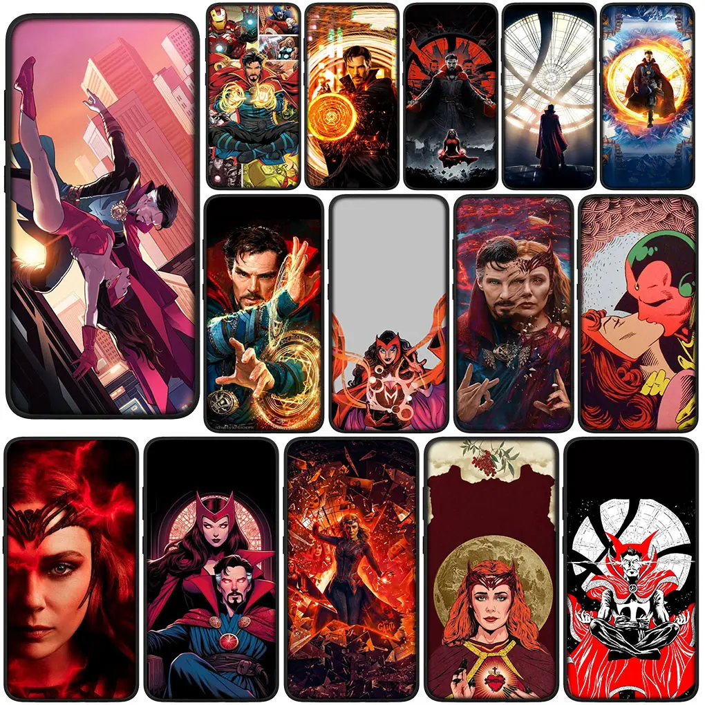 Силиконовый чехол для телефона Scarlet Witch Marvel Doctor Strange Xiaomi Poco X6 M6 X3 NFC GT X4 M4 Pro F3 C40 C65 4G