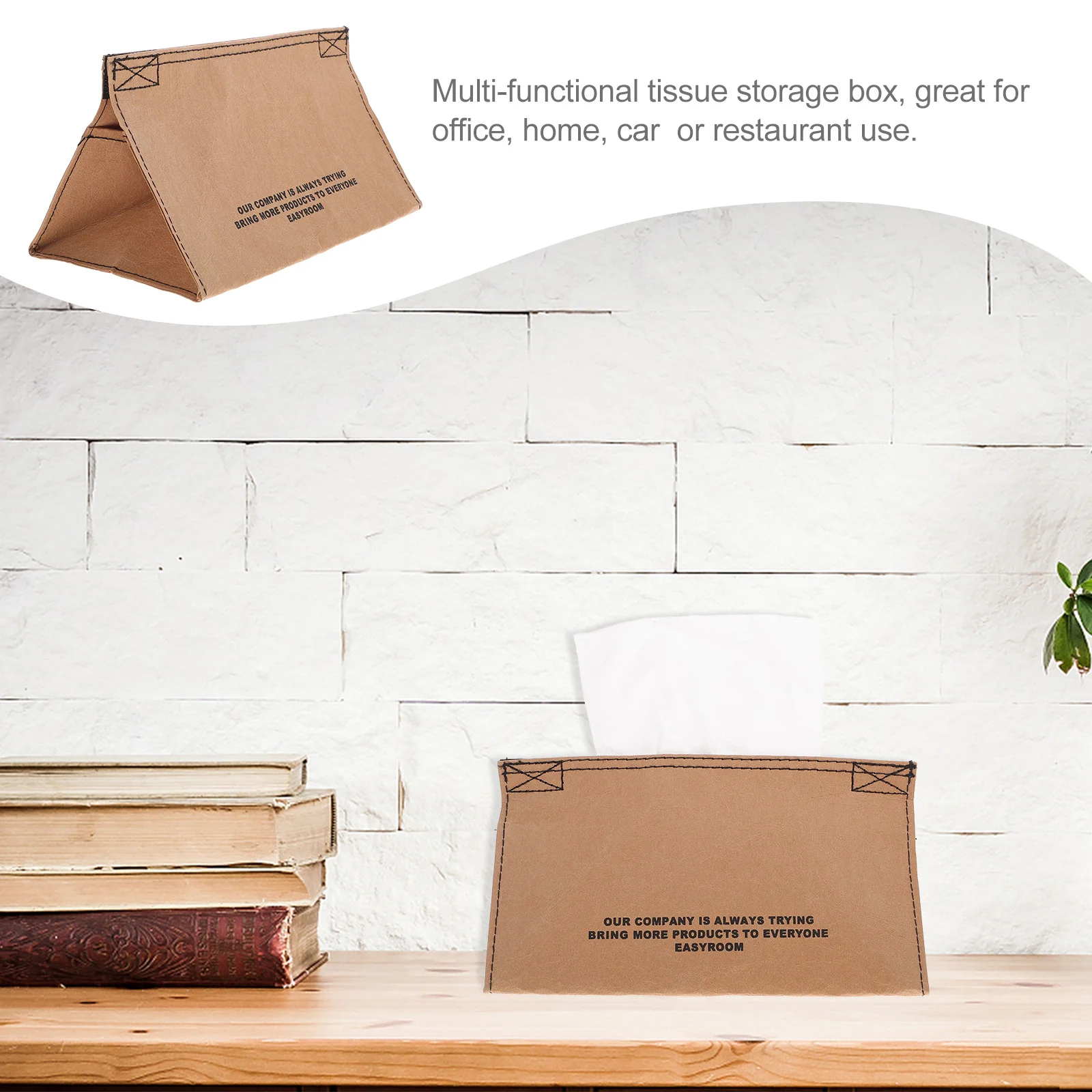 

Box Tissue Holder Paper Cover Car Household Desktop Towel Pumping Case Multifunction Toilet Bathroom Napkin Storage