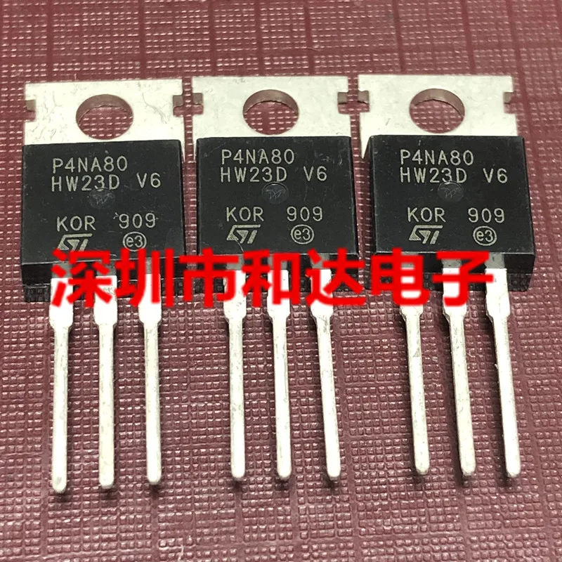 

5 шт.-10 шт. P4NA80 STP4NA80 TO-220 800V 4A оригинальный запас Новинка