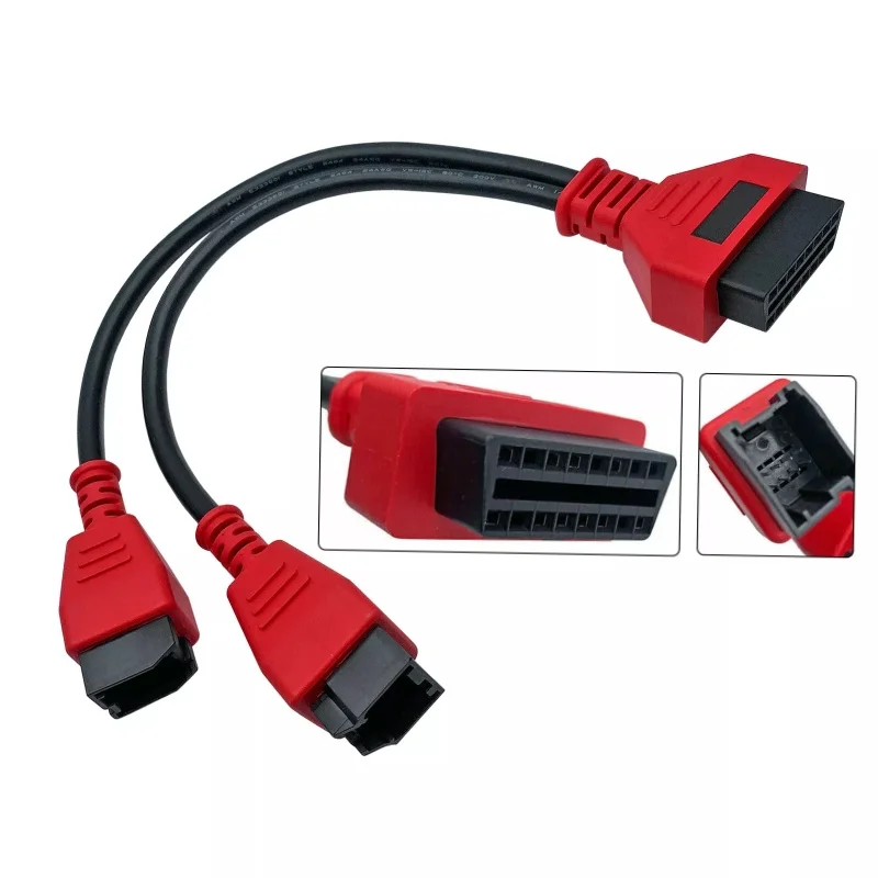 

Для Chrysler 12 + 8 OBD2 Кабель Для FIAT/ALFA ROMEO FCA OBD2 SGW Обходной адаптер Кабель работает для LAUNCH X431 Autel