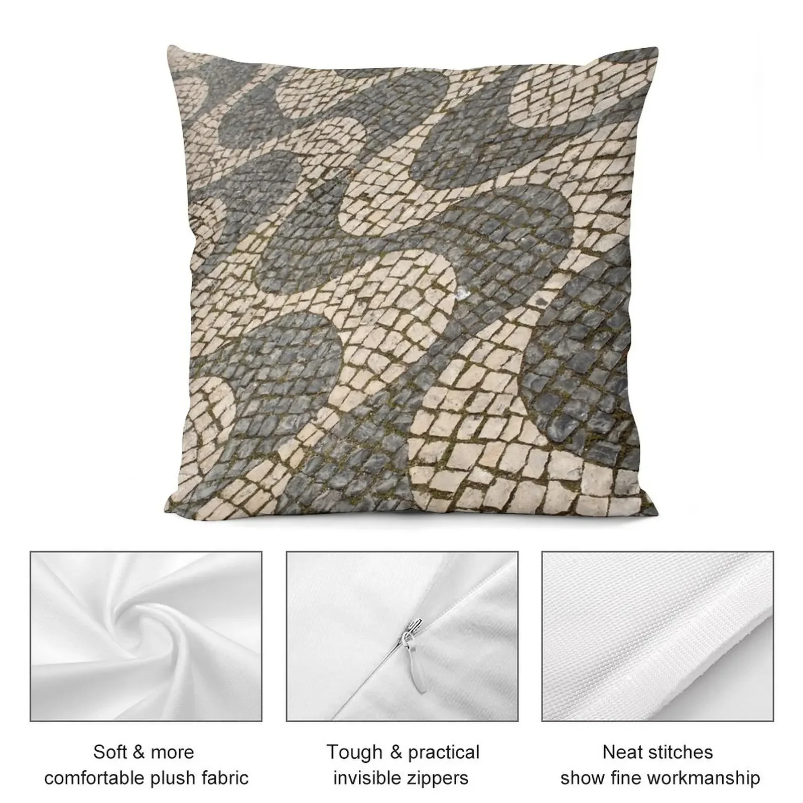 Cal?ada Portuguesa - португальский тротуар декоративная подушка рождественские