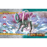 pokemon trading card game hs unleashed suicune playmat board games mat pad antislip mousepad toys