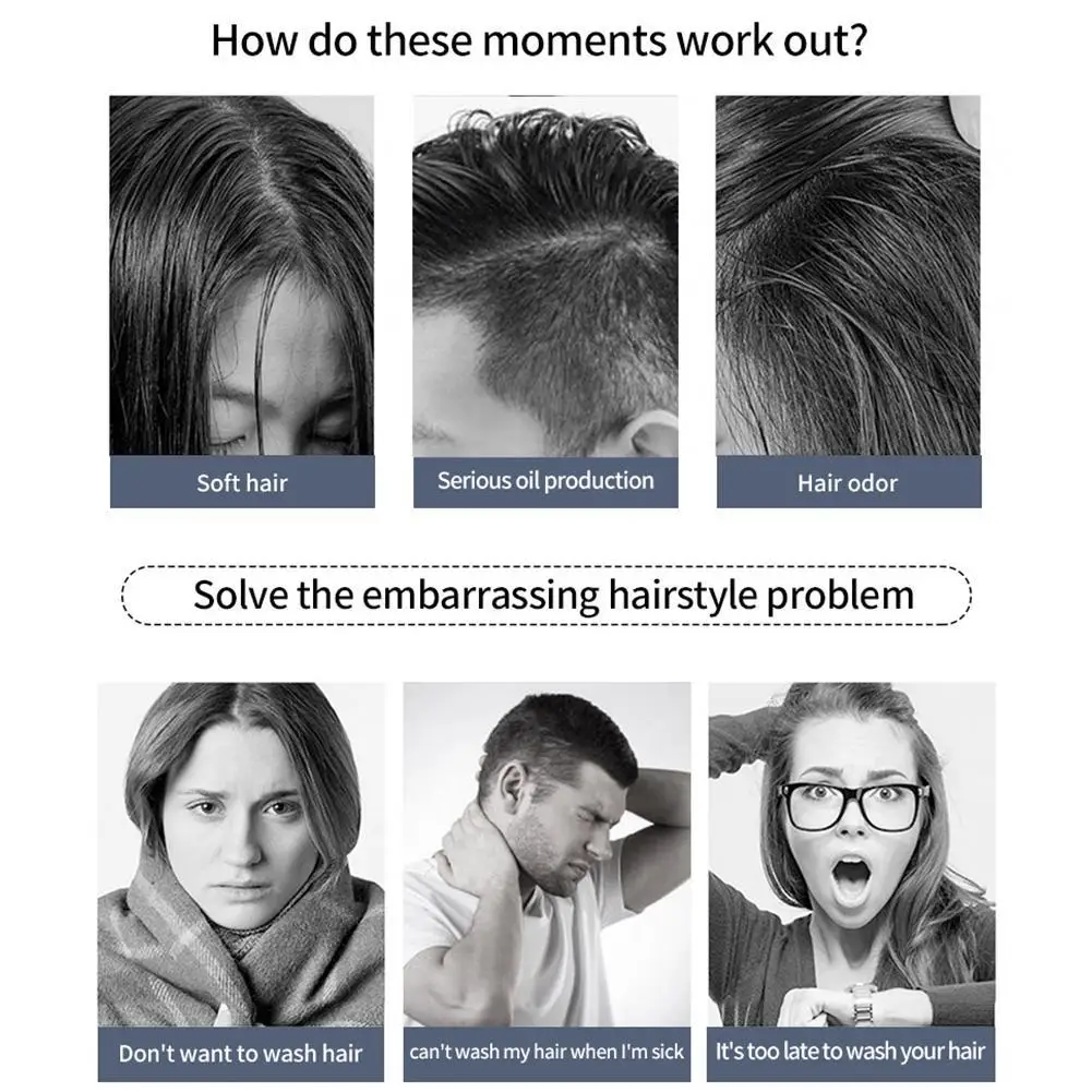 Пушистая пудра для волос унисекс матирующая увеличения объема завершения