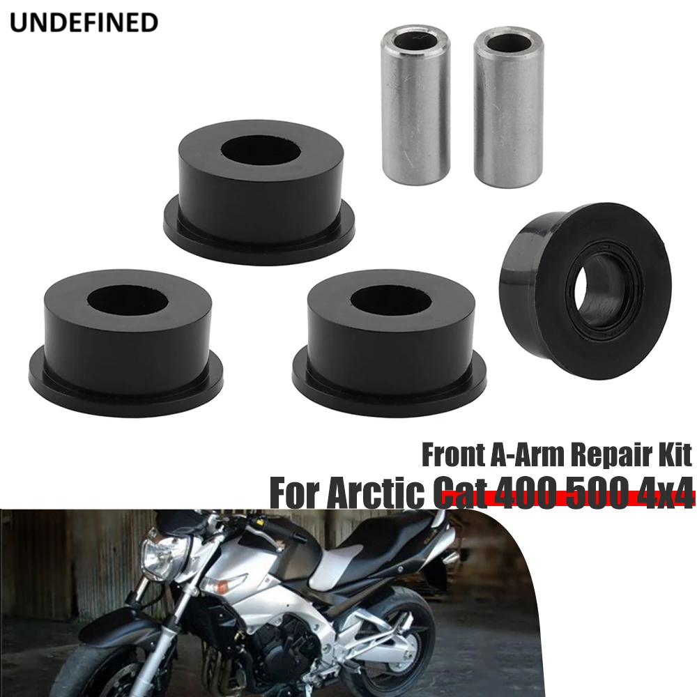 

Upper Lower Suspension Bushing Front A-Arm Repair Kit For Suzuki LT-F 250 Ozark LT-A 400 Eiger 2WD For Arctic Cat 250 2x4