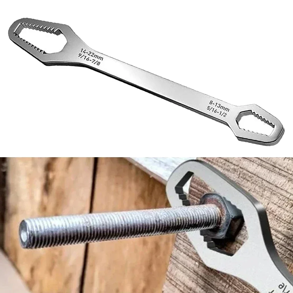 Гаечный ключ Torx 1 шт. 8-22 мм хромованадиевая сталь двойная головка легкий вес.