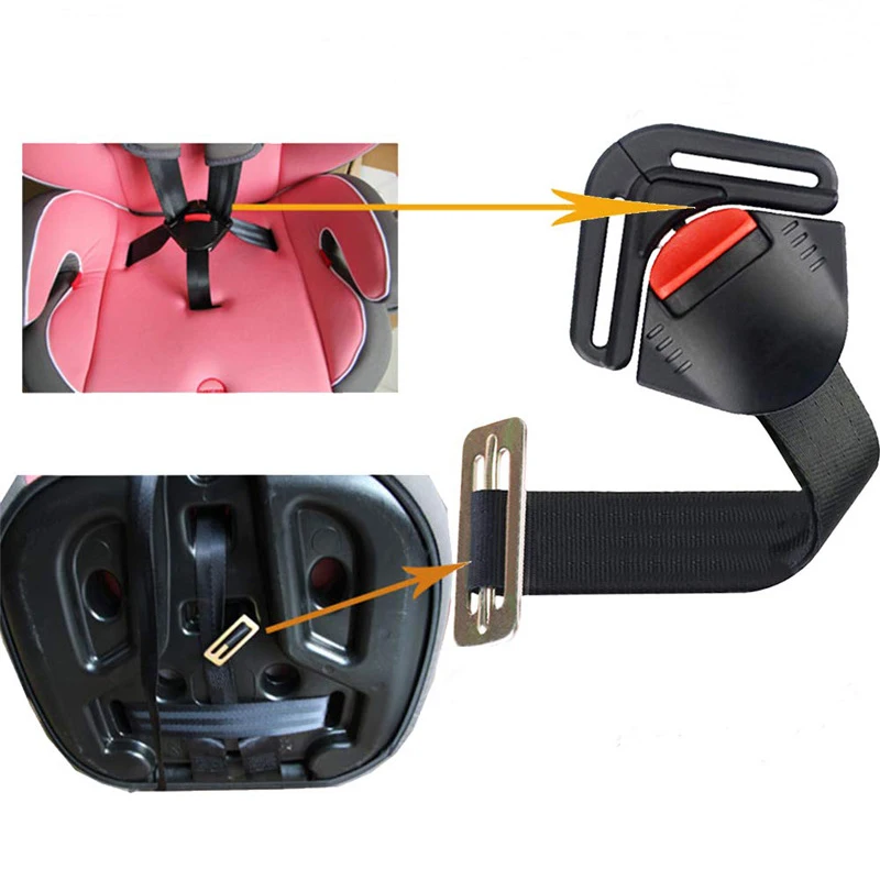 Автомобильный зажим для детского сиденья фиксирующая пряжка ремня безопасности