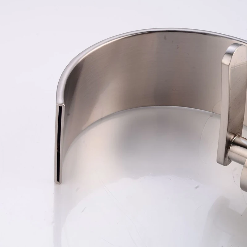 Никелевый Смеситель Для Раковины С Одной Ручкой Керамический Клапан На Палубе