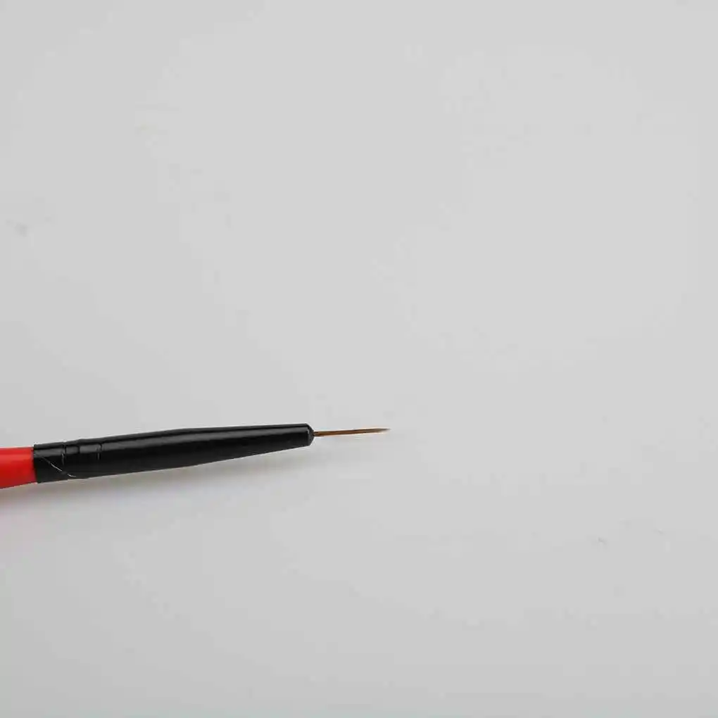 10 шт./компл. заводской новый дизайн набор кистей для ногтей красного цвета с деревянной ручкой набор мини кистей для ногтей кисти для рисова...