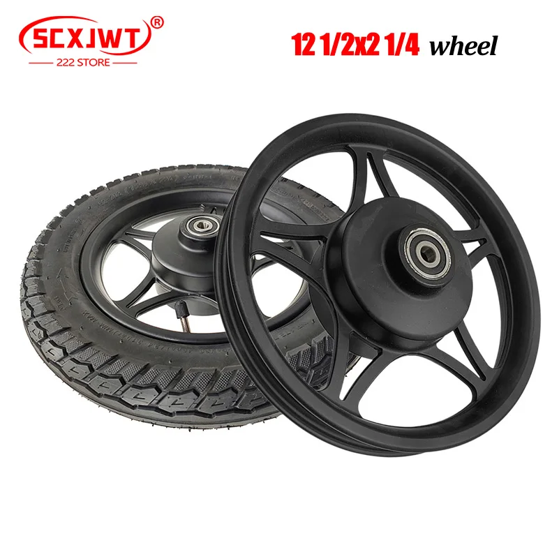 

12 1/2X2 1/4 tires hub 12 inch Drum brake wheel tyre for Electric Scooters E-bike