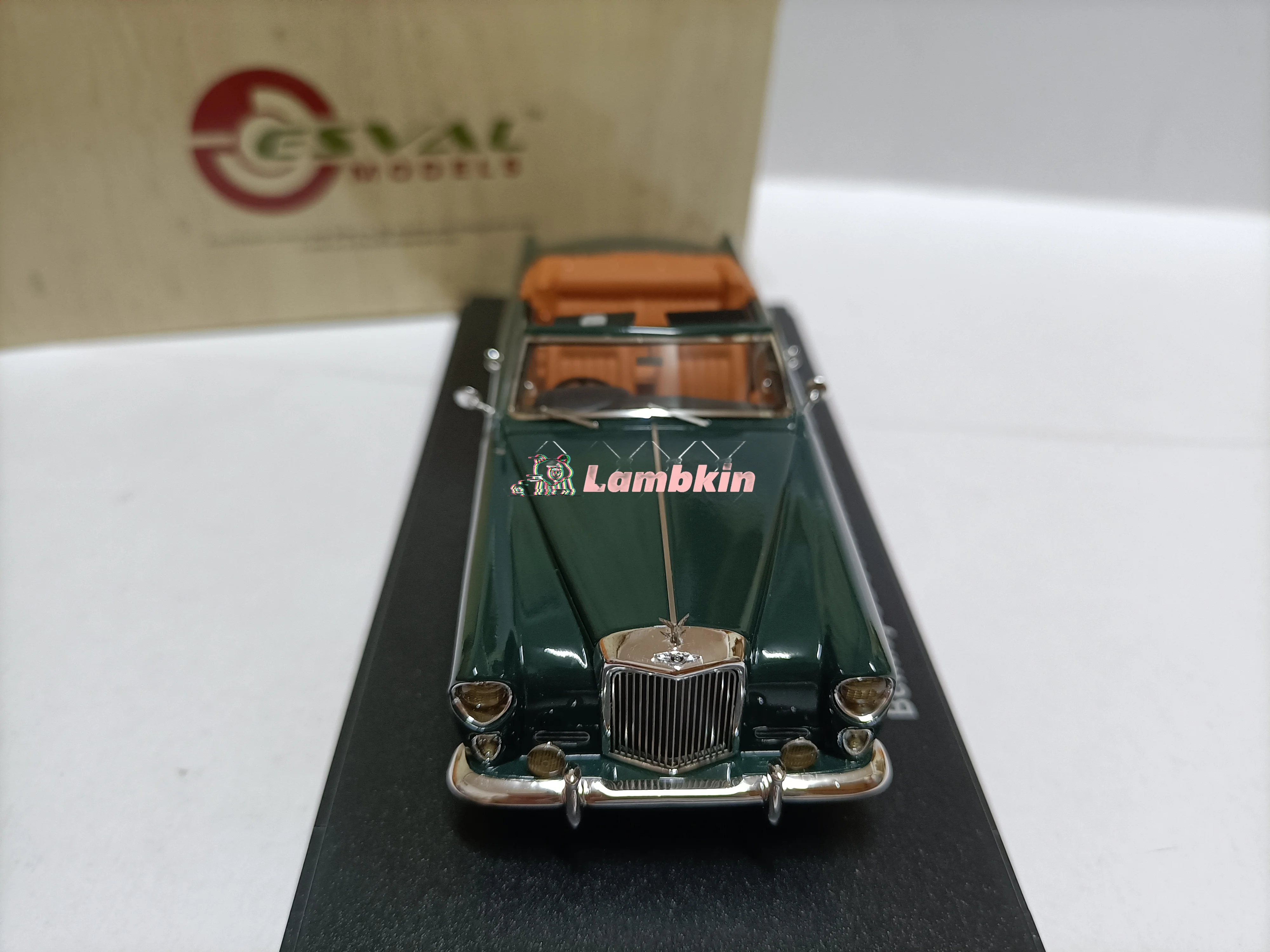 Esval 1/43 Bentley S2 Pard Ward 1962 темно-зеленый Континентальный Кабриолет Коллекционная