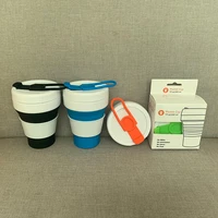 portable silicone coffee mug retractable travel mug food grade silicone mug suitable for self driving outdoor travel