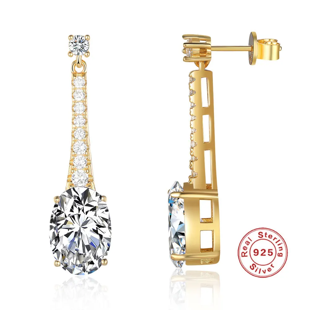 

Женские серьги-гвоздики из серебра 100% пробы, 9 х13 мм, 925 карата