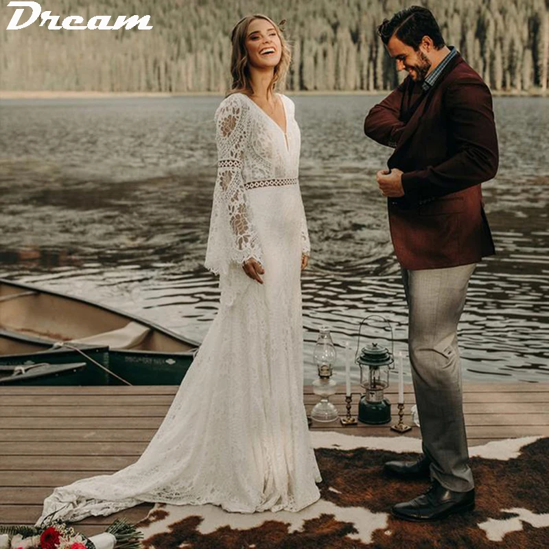 Пляжное свадебное платье мечты