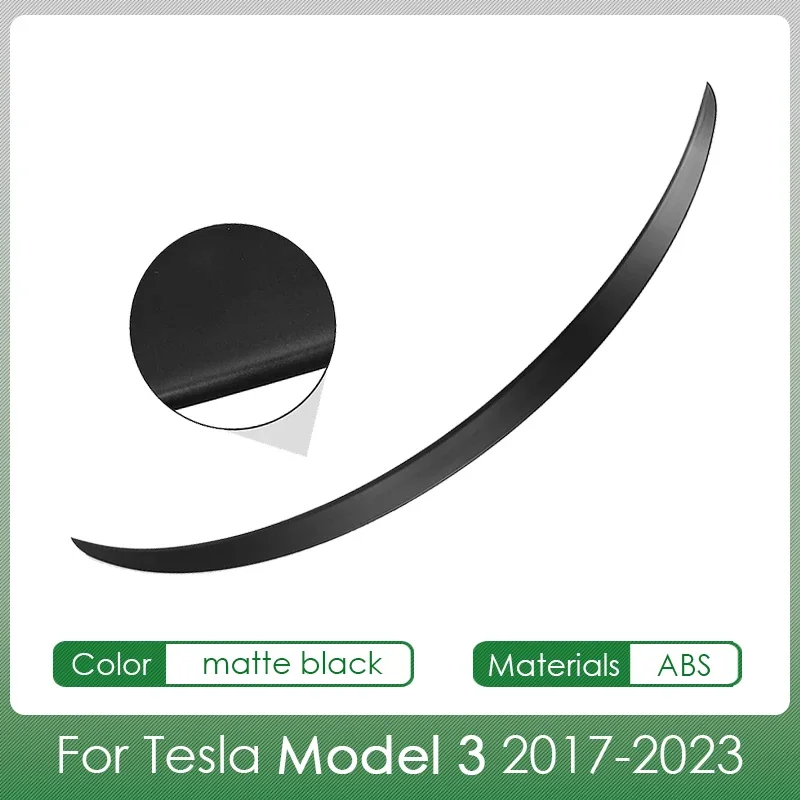 

Для Tesla Model 3 Highland Спойлеры крылья для Tesla Model 3 Mode Y 2021-2024 аксессуары задний багажник ABS спойлер крыло