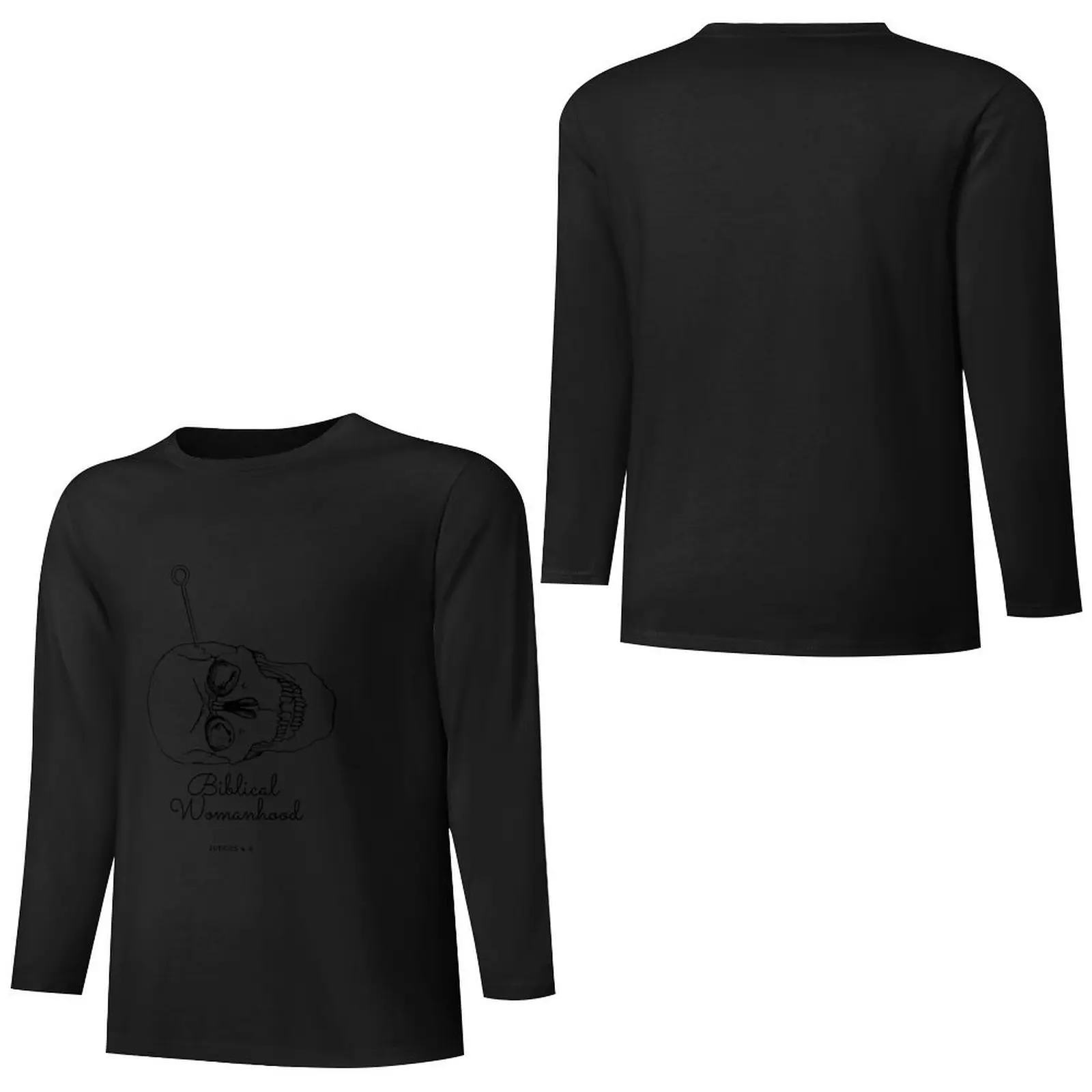 Длинная футболка Biblical Womanhood большого размера мужская одежда быстросохнущая