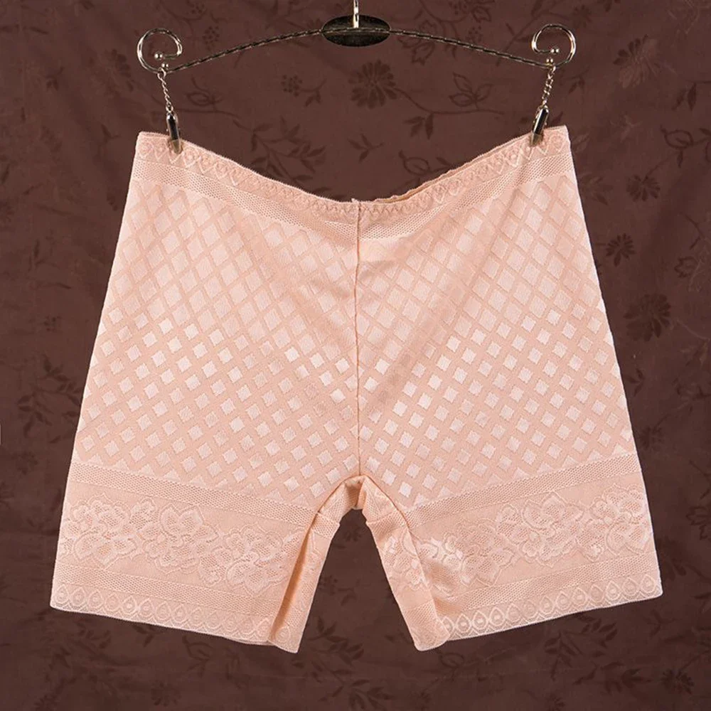 Женские тонкие безопасные шорты из ледяного шелка Летние бесшовные женские