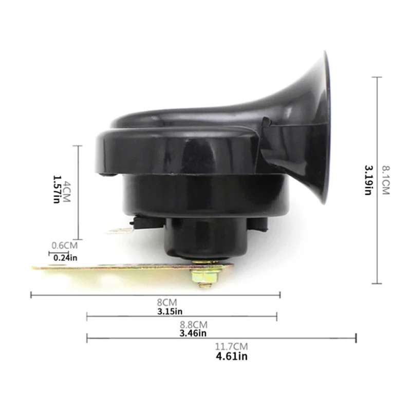 Водонепроницаемый звуковой сигнал для мотоцикла и автомобиля 12 В