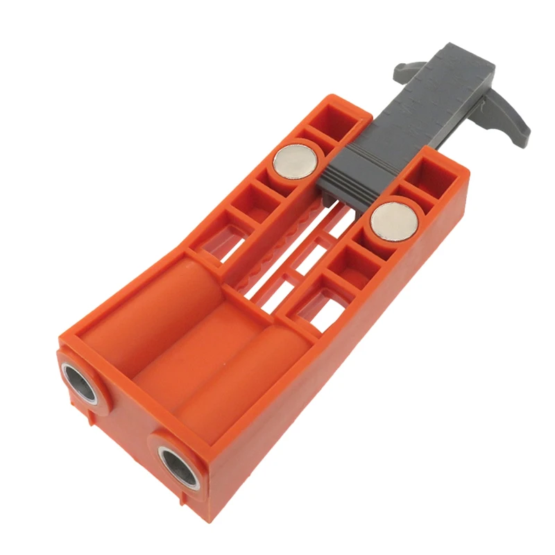 

1 PCS 2 Hole Woodworking Angled Hole Drill Hole Locator With Drill Hole Bit Guide Tool