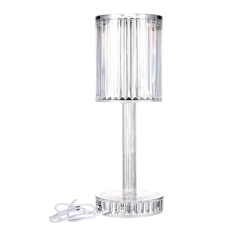

16 Color RGB Dimmable Rechargeable Bedside Lamp,Remote/Touch Control Colorful Lamps For Bedroom Party Bar Restaurant