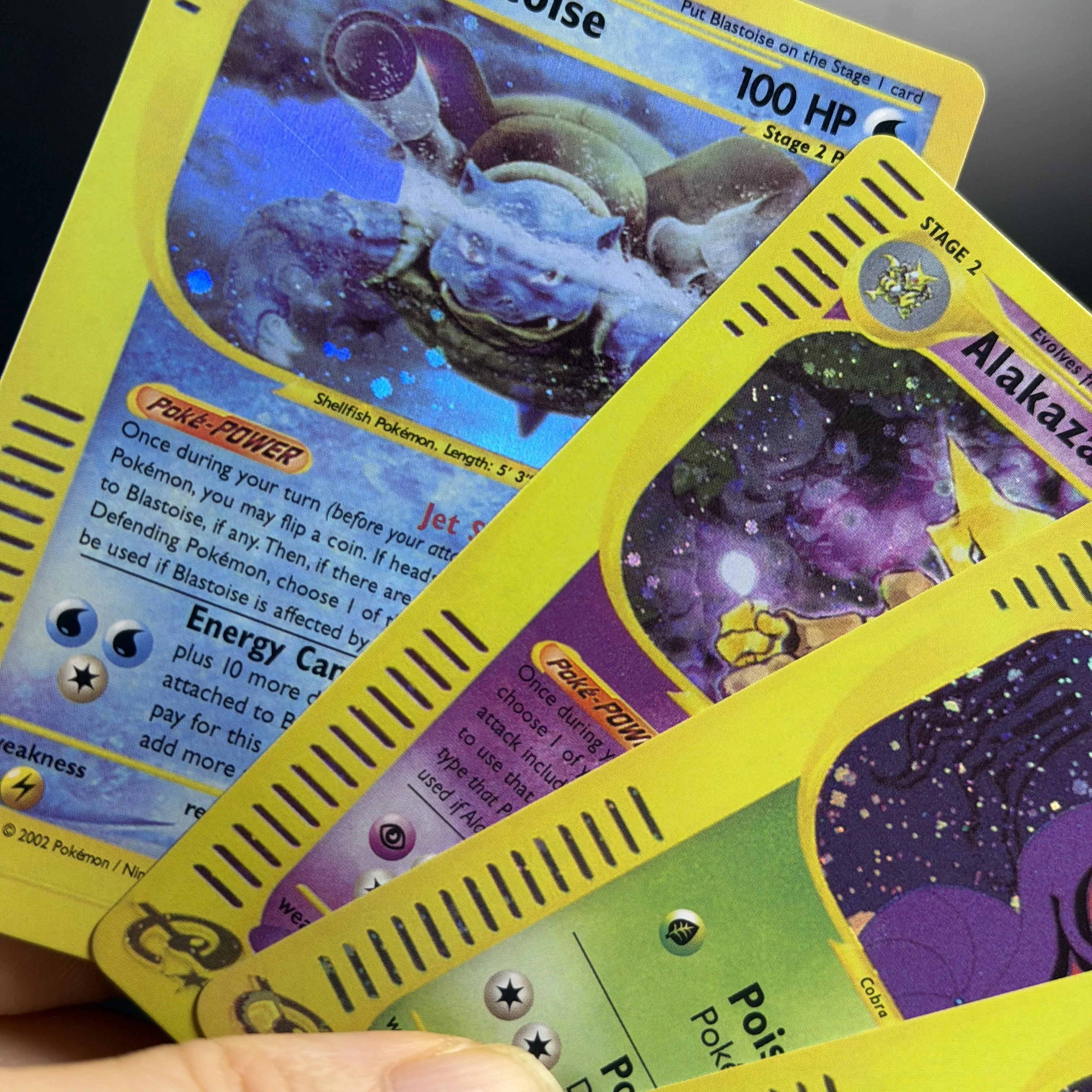 Фото Коллекционный набор PTCG TCG Vintage Expedition e-Series Starry Dot Holo EX Holo Rare Proxy: Мью, Венузавр, Алаказам, Генгар №5
