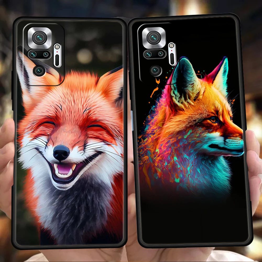 

Animal The Fox Phone Case Cover for Redmi K50 Note 10 11 12 11T Pro Plus 8 8T 9S 9 K40 Gaming 9A 9C Pro Plus Soft Shell Coque