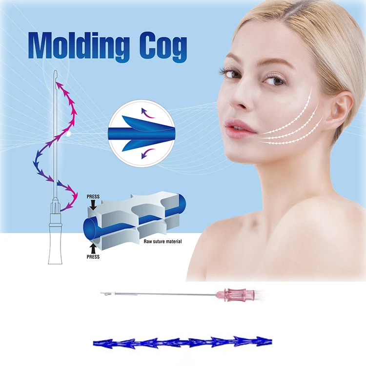 

W Blunt Pdo Thread Lift Korea Strong Face Lifting Mesh Fishbone Molding Multi Thread Fios Pdo