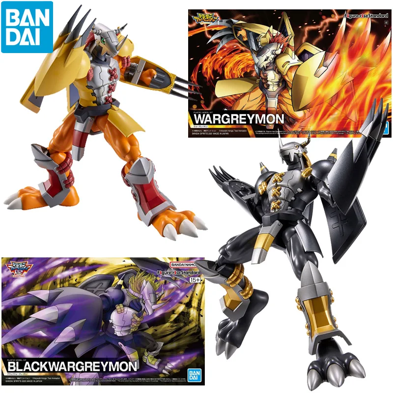 

В наличии Оригинальная фигурка BANDAI для алкогольных напитков-фигурка стандартного Приключения дигимона варгреймона аниме, Коллекционная модель, экшн-игрушки