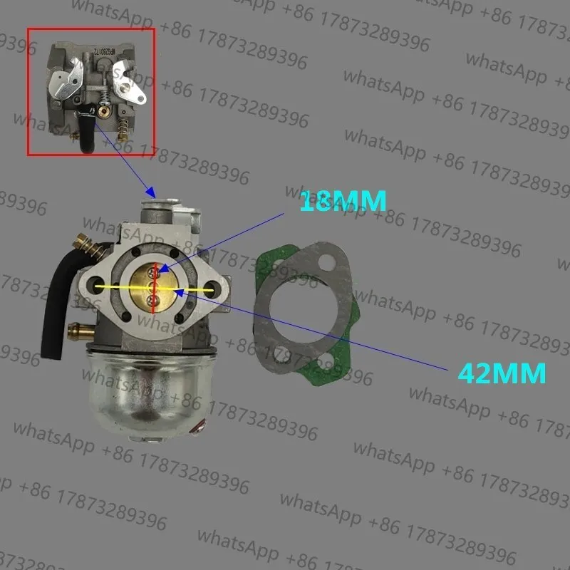 Фото Карбюратор M120X для газонокосилки Suzuki HM19S2 HOVER, 121.5 куб. см, 2-тактный, в сборе, замена #   13252-87C00 БЕСПЛАТНАЯ ДОСТАВКА №2
