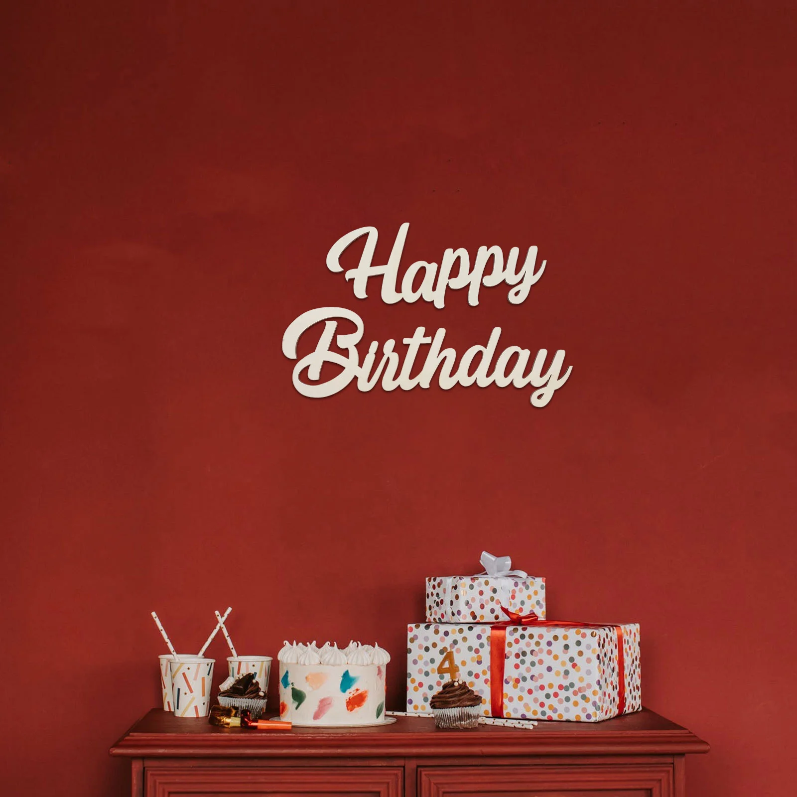 1 комплект деревянная табличка с днем рождения декор настенная подвесная вывеска