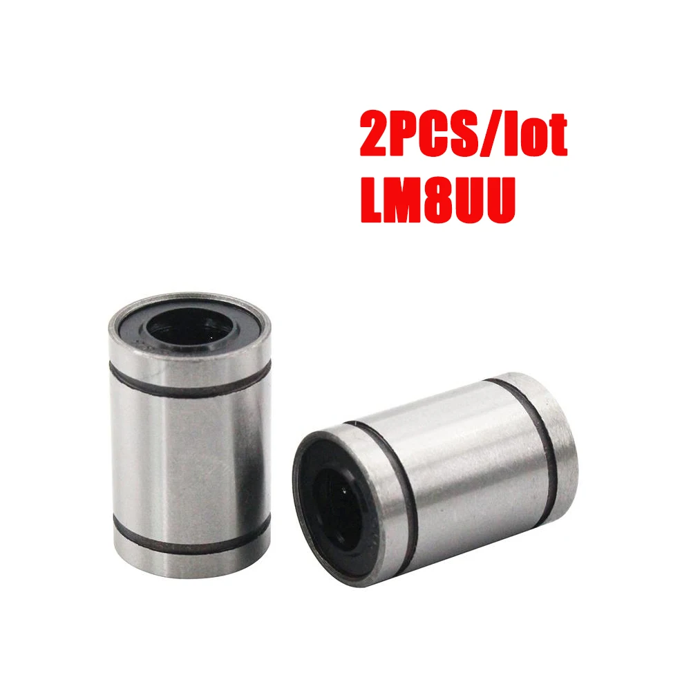 

Линейная втулка LM8UU, 8 мм, линейные подшипники CNC для 3D принтера, запчасти Cnc, 2 шт.