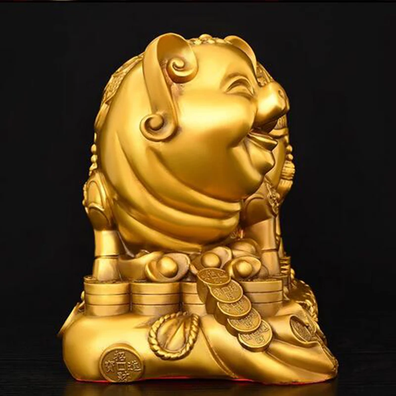 Чао Цай фу Чжу Фу Ван Цянь Джао Цзинь Бао медное украшение для дома