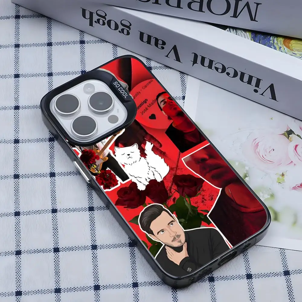 Фото Стильный чехол для телефона J-Jose M-MaderoES, серебристый корпус для iPhone 17, 16, 15, 14, 13, 12, 11 Pro Max Plus №4