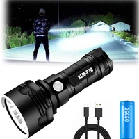 super powerful led flashlight l2 p70 usb rechargeable waterproof tactical torch for camping emergency flashing and everyday use