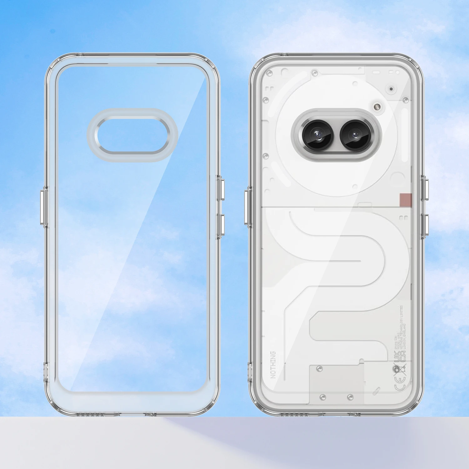 Акриловая искусственная для телефона (2 а) роскошная Прозрачная силиконовая