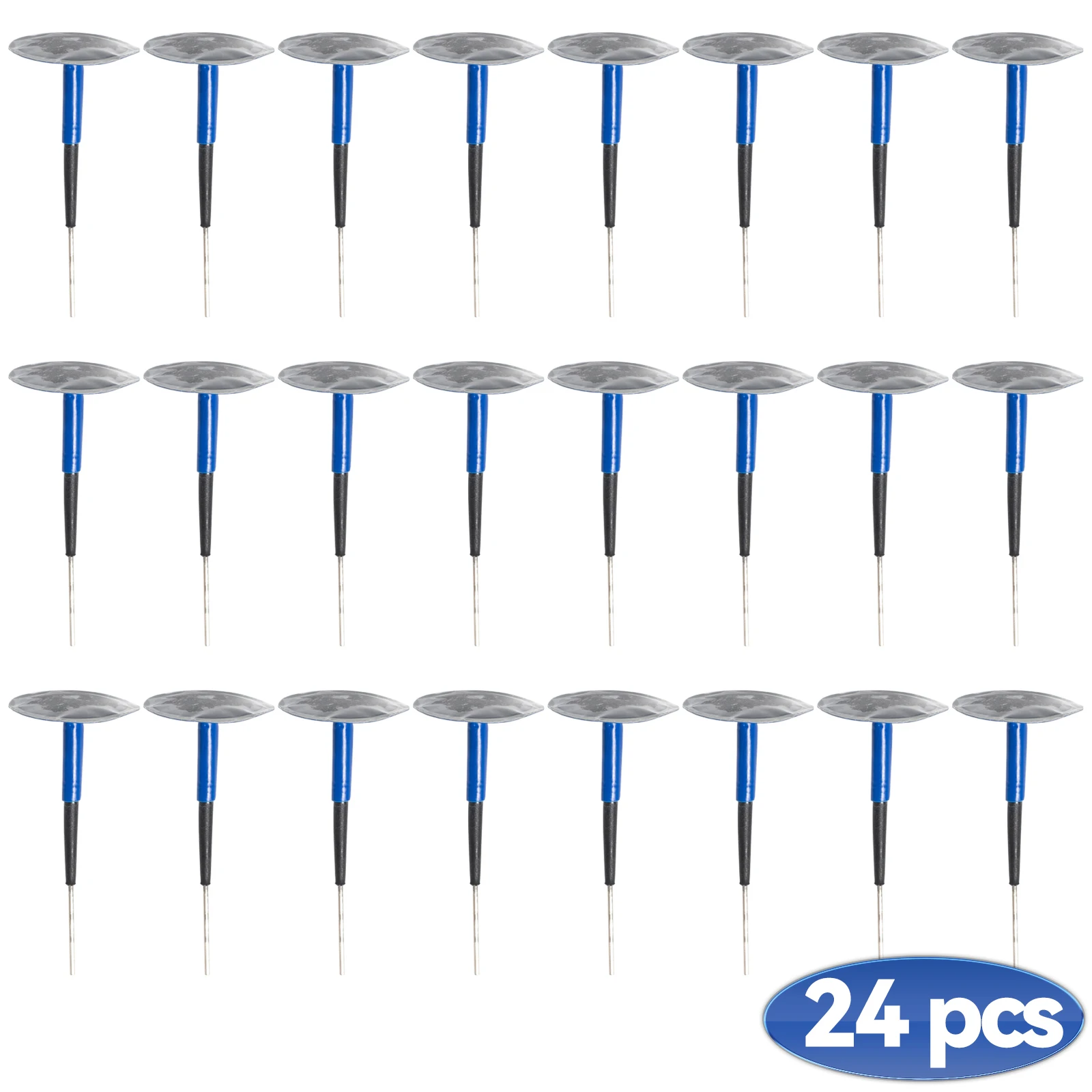 

24x Tyre Puncture Repair Wired 4mm Plug Patch Mushroom Car Van Quad Trike Tubeless Tire Repair Kit Garage Tools Tire Patch 36mm