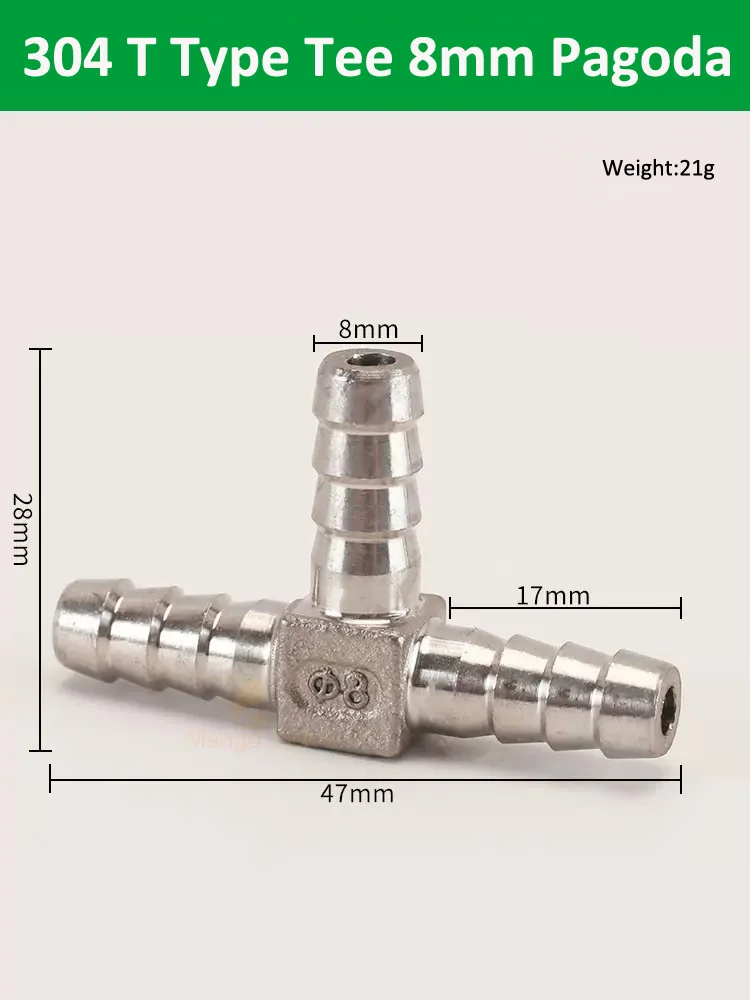 

Тройник из нержавеющей стали 304 Pagoda 6-50 мм