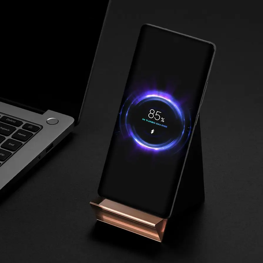 Беспроводная зарядная подставка Xiaomi Mi максимальная мощность 100 Вт