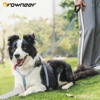 dog harness leash set adjustable foam handle 4 size no pull breathable outdoor walking for small medium dogs pet accessories