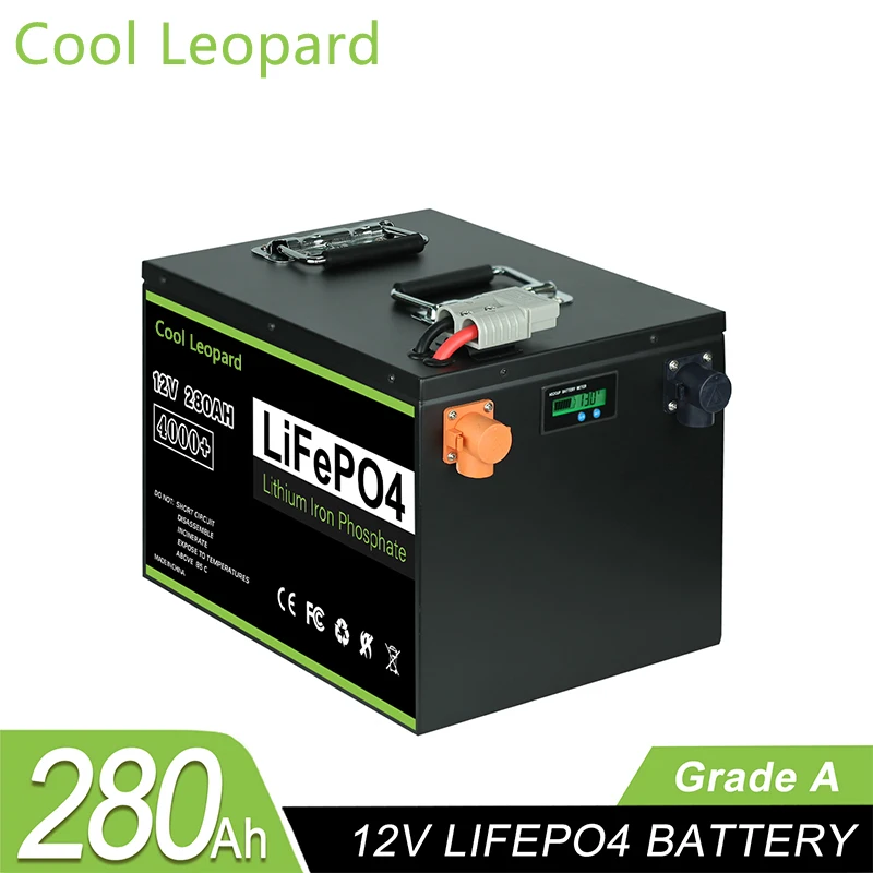 

LifePO4 12В 42В 48В 100ач 200ач 400ач Встроенный BMS глубокий цикл железа литий-фосфат Солнечный RV бытовой Аккумулятор для хранения.