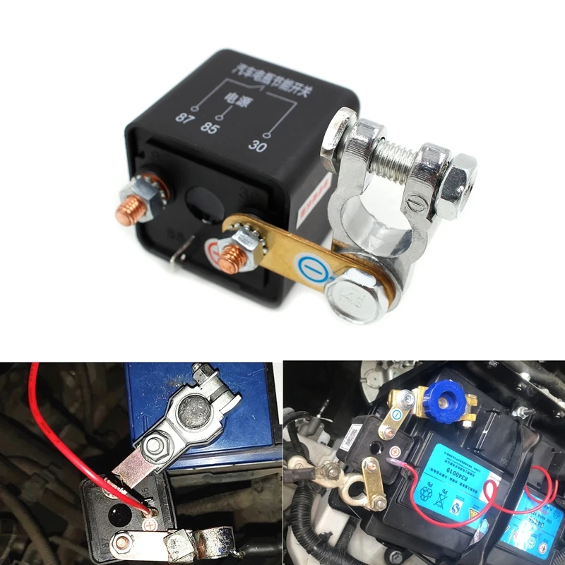 

Automobile Battery Switch Relay Wireless Remote Control 12V 200A Cut Off Isolator Master Switch Universal Car Accessory