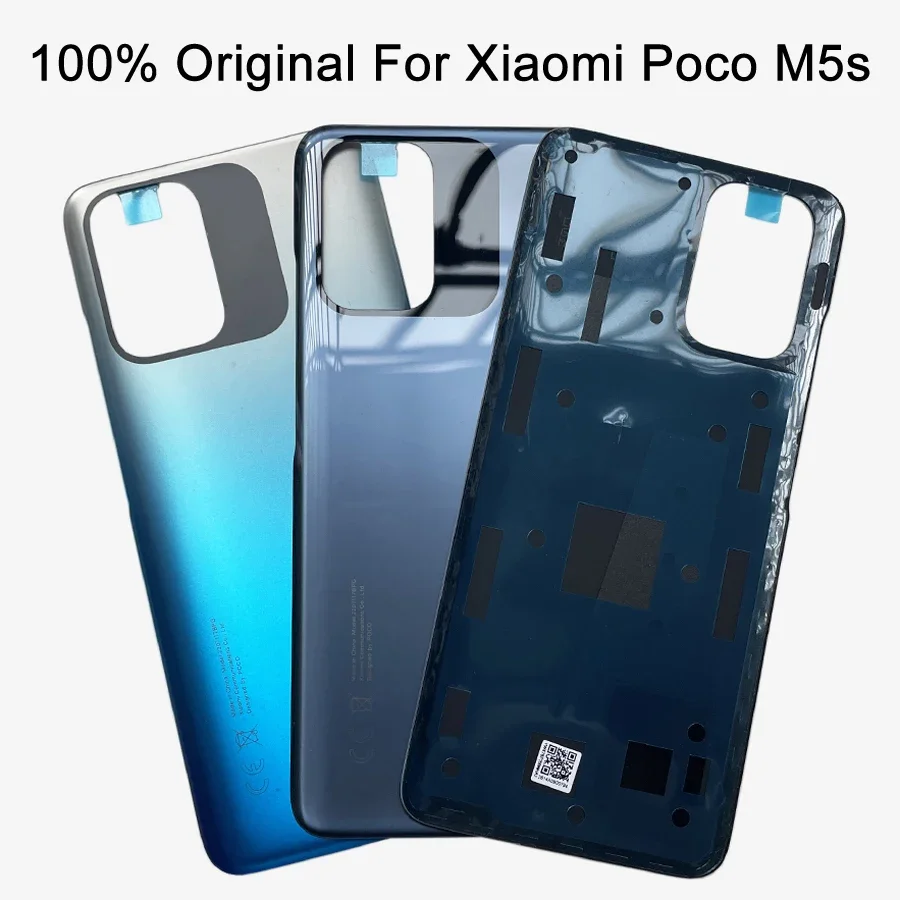 

Оригинальный задний корпус M5S для Xiaomi POCO M5S, Пластиковая Задняя Крышка 2207117BPG, ремонт, замена крышки аккумулятора телефона + клей