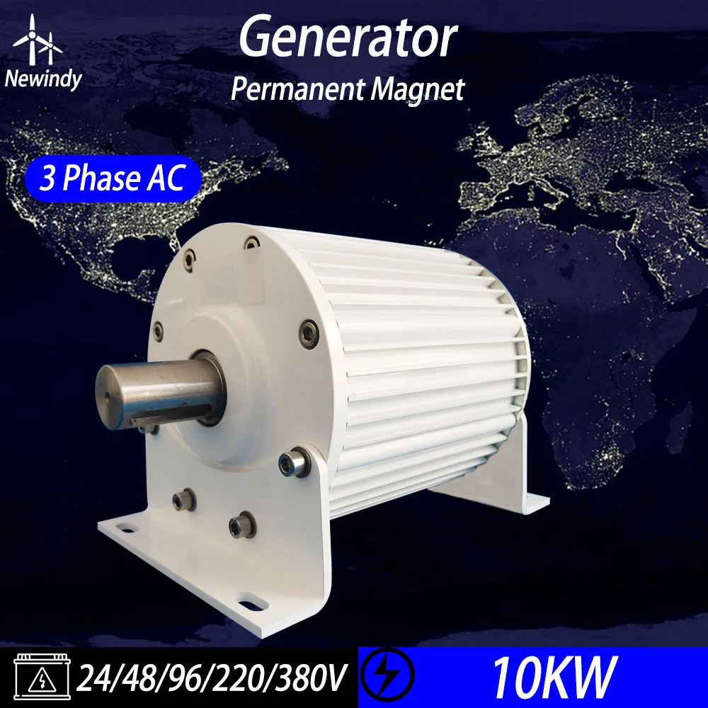 

Генератор с постоянным магнитом и турбина, низкая скорость, 10 кВт, 10000 Вт, 48 В, 96 в, 110 В, 220 В, сохраняющая воду энергию Wnd