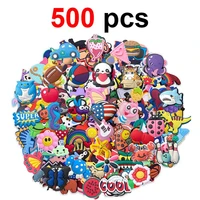 500 pack random shoe charms decorations for crocs bundle wholesale boys girls kids women christmas gifts birthday party favors
