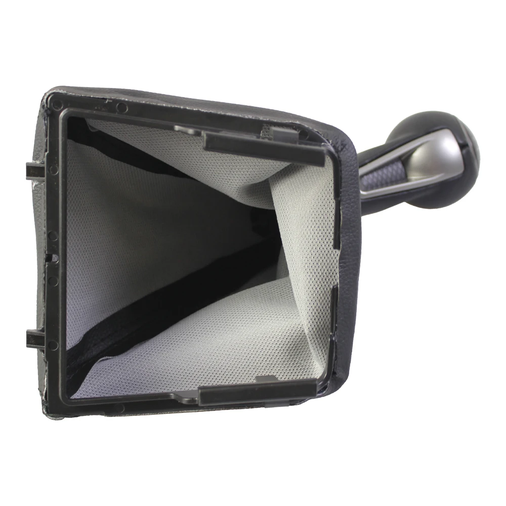 Фото 1 шт. Ручка переключения передач 5/6 скоростей для Seat Ibiza IV 6J 2009-2015, пластик + искусственная кожа, механическая коробка передач №4