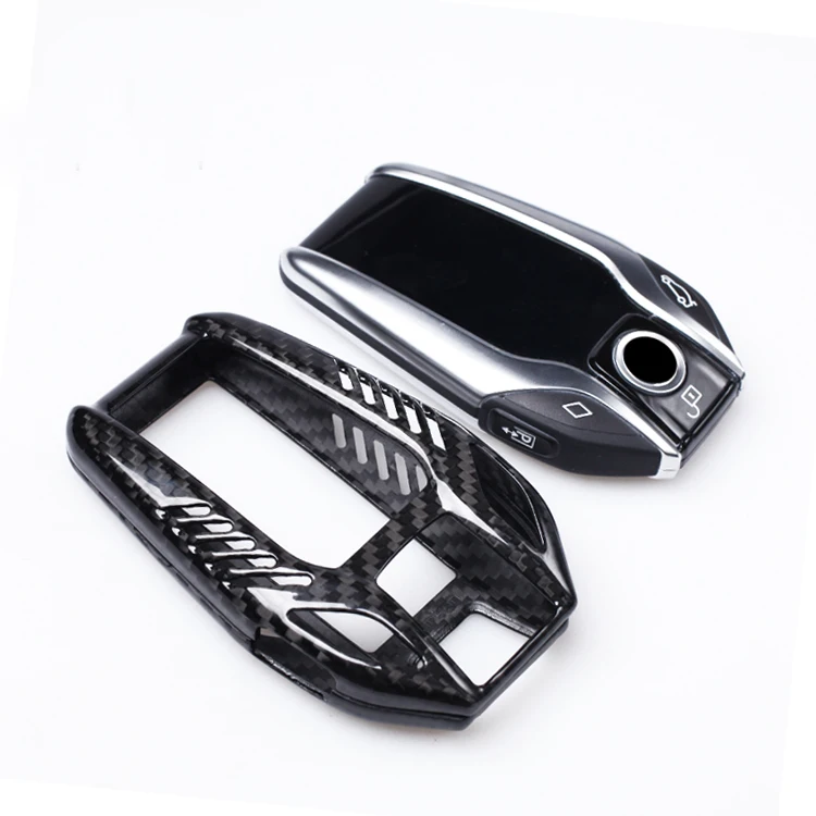 

Carbon Fiber Key Shell Key Case Cover Car Accesssories