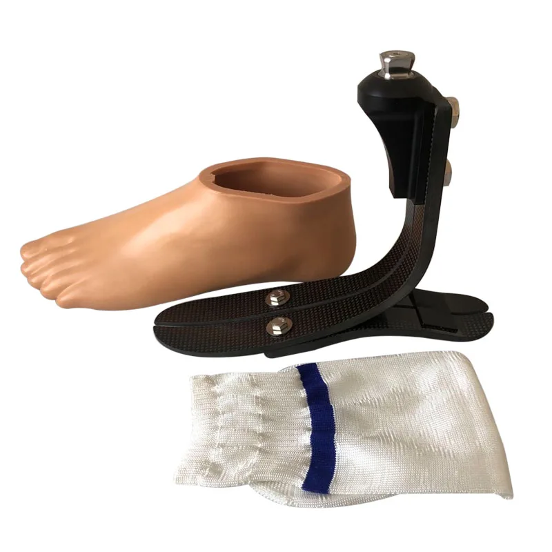 

Artificial Limbs Prosthetic Foot Prosthetic Leg Carbon Fiber Foot With Aluminum Adapter Prosthetic Foot