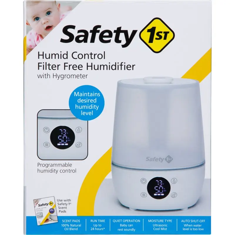 

Humidify Humid Control Filter Free Cool Mist Humidifier White